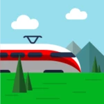 rail russia android application logo